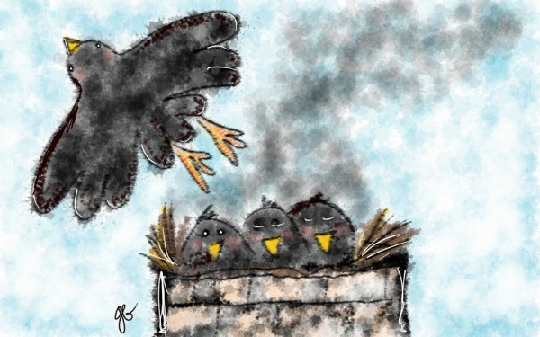 Mamma Merla, filastrocca di fine&nbsp;gennaio